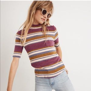 Madewell mock neck shirt